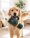 Holiday Snuggly Cup Plush Squeak Dog Toy - Comes in 3 Colors