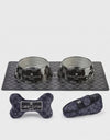 Black Checker Chewy Vuiton Placemat