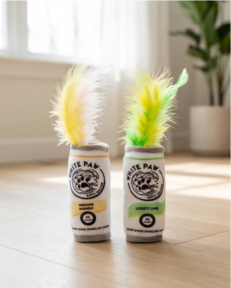 White Paw (Mango & Lime) Cat Toy Set - 2 Pc