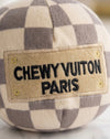 Checker Chewy Ball Plush SqueakyDog Toy - 2 sizes