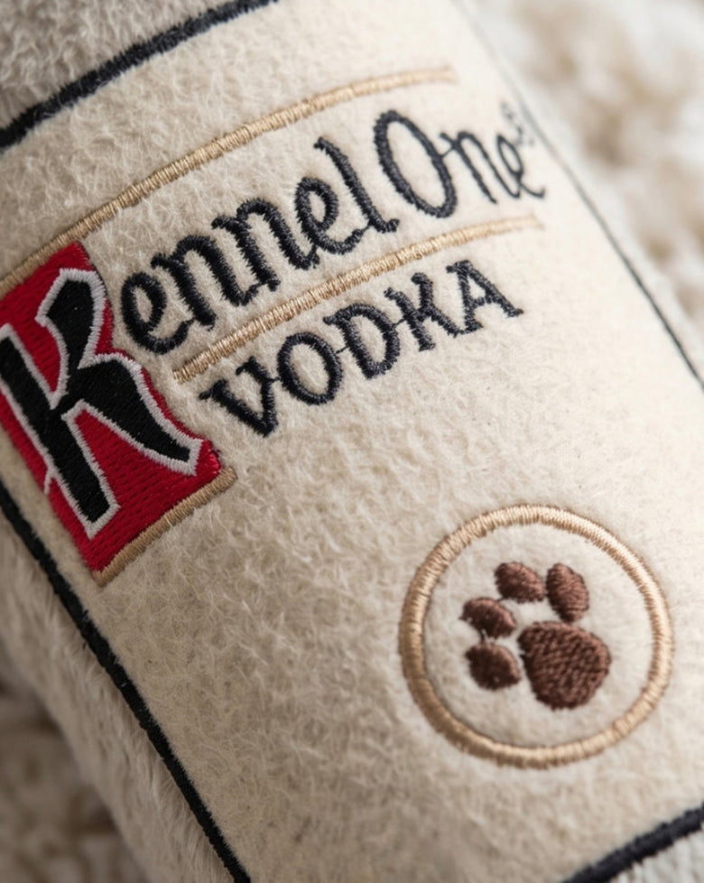 Kennel One Bottle Plush Squeaky Dog Toy