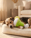 Muttgarita with a Lemon Plush Squeaky Dog Toy