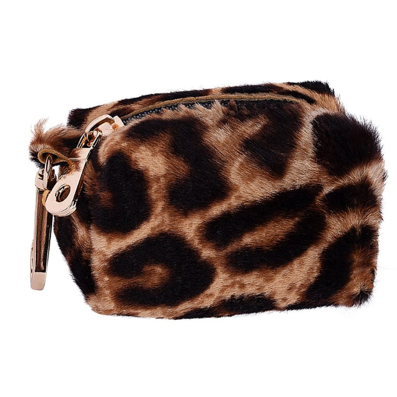 PoisePup Collars-Leashes Dog Waste Bag Holder - Wildest One Leopard