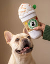 Starbarks Pupkin Spice Latte Fall Season Plush Squeaky Dog Toy - 2 Sizes