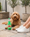 Stella Arftois Bottle Plush Squeaky Dog Toy