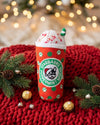 Starbarks Puppermint Mocha Holiday Dots Christmas Plush Squeaky Dog Toy