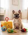 Woof Clicquot Pawty Interactive Burrow Dog Toy Set - 4Pc