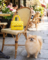 Wagentino Yellow Handbag Plush Squeaky Dog Toy