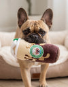 Starbarks Sweet Pup Cold Brew Plush Squeaky Dog Toy