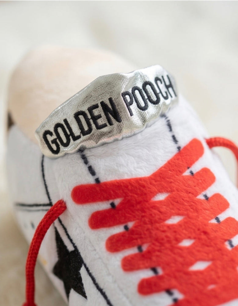 Golden Pooch Shoe Plush Squeaky Dog Toy