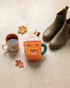 Pupkin Spice Latte Mug Plush Squeaky Fall Season Dog Toy