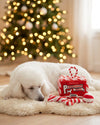 Puppermint Bark Activity House Christmas Holiday Interactive Dog Toy Set - 4Pc