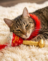 White Paw & Cattini Stocking Stuffers Christmas Holiday Cat Toy Set - 2Pk