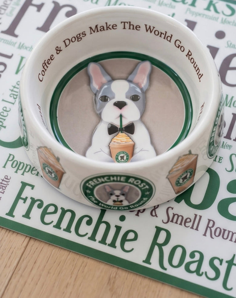 Starbarks Coffee Theme Dog Bowl