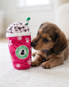 Starbarks Original Puppermint Mocha Christmas Holiday Plush Squeaky Dog Toy - 3 Sizes
