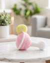Cosmuttpolitan with Lemon Plush Squeaker Dog Toy