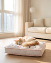 White Chewy Posh Comfy Pet Bed