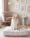 White Chewy Posh Comfy Pet Bed