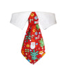 Pooch Outfitters COLLARS Navidad Red Christmas Holiday Dress Up Dog Collar Tie - L/XL Only