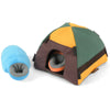 Camp Corbin Trailblazing Camping Tent Interactive Plush Squeaky Dog Toy Set - 3 Pc