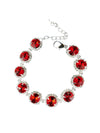 The Dog Squad Dog Necklace Red Crystal Rhinestone Dog Necklace