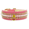 Mirage Pet Products Collars 20 / Pnk Mini Faux Pearl & Crystel Set Pet Collar