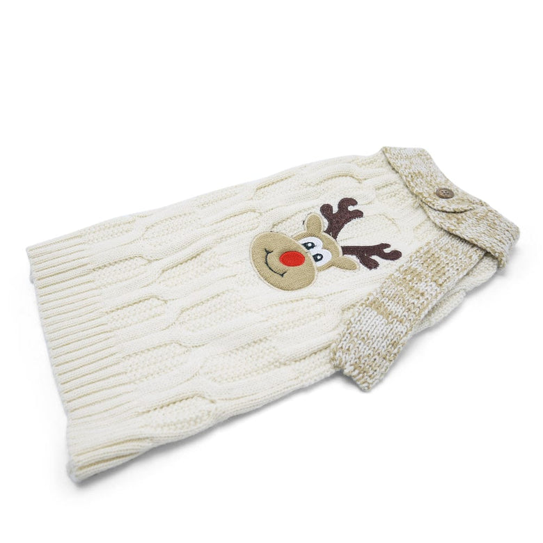 DogoPet.com Sweater Reindeer Scarf Sweater