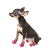 AE - PWHS Shoes Anti-Slip Pet Booties - 4 Pc Set - Hot Pink