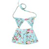 AE-HHS Swimwear Blue / SM Floral Pet Bikini - 2 Piece