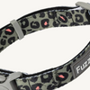 Savanna Grey Leopard Print Stylish Dog Collar