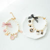 AE-HSTOR Collars Fashion Charms Faux Pearls and Bow Pet Necklace - 3 Colors