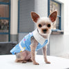 Summer Beach Blue with Colorful Sailboats Dog Dress