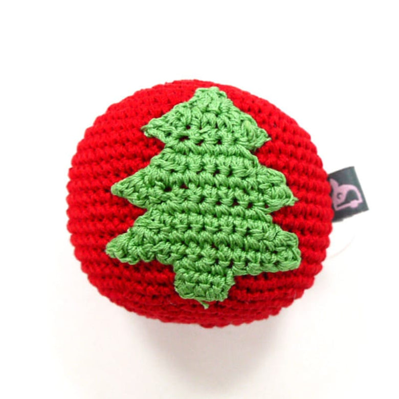 DogoPet.com Crochet Toys Christmas Tree Ball Crochet Toy