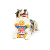 Christmas Ugly Sweater G-Man Plush Squeaky Holiday Dog Toy - 2 Sizes
