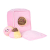 Burrow Pan Dulce Pink Box Plush Squeaky Dog Toy Set - 4 Pc