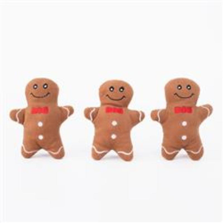 Zippypaws dog toys Holiday Burrow Gingerbread House Interactive Dog Toy