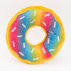 ZippyPaws dog toys Jumbo Rainbow Donutz Sprinkles Squeaky Dog Toy