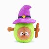 Hugsmart Products Inc dog toys Howloween Night Witch Avocado Plush Squeaky Dog Toy