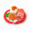 Hugsmart Products Inc dog toys Happy Woofmas Christmas Dinner Interactive Plush Dog Toy Set - 4 Pc