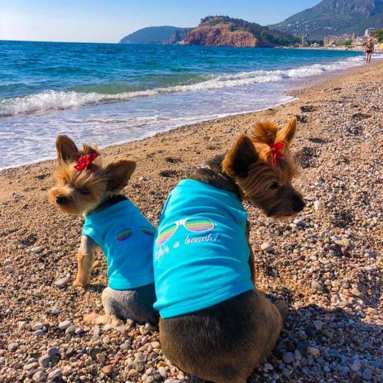 Parisian Pet Tee's XXS Life's a Beach Dog Tee