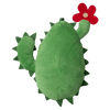 SnugArooz dog toys Christmas Lights Flower Holiday Chloe the Cactus Plush Squeaky Dog Toy