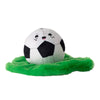 Just Kick It Soccer Ball Sports Plush Squeaky Dog Toy