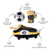 Petshop by Fringe Studio dog toys GOOOOOAL Soccer Time Sports Plush Squeaky Dog Toy Set - 3 Pc