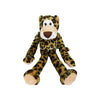 Multipet dog toys Swingin' Safari Leopard Plush Squeak Dog Toy - 19"