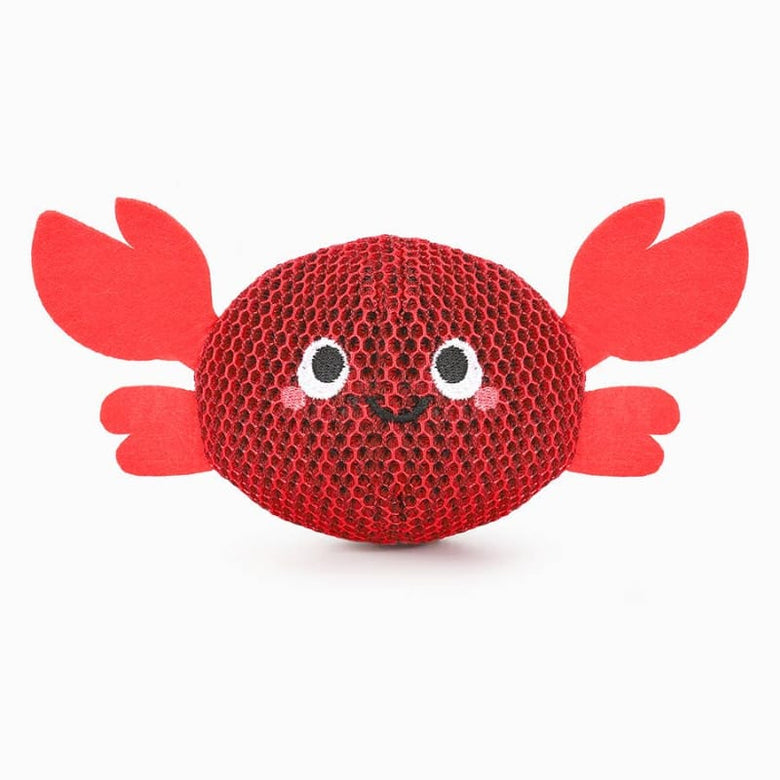 Hugsmart Products Inc dog toys Ocean Pals Crab Ball Dog Toy