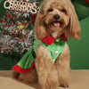 TMU - YIN DIGITAL SOLUTIONS GMBH Dog Apparel Holiday Green Peppermint Candy Button Dog Dress