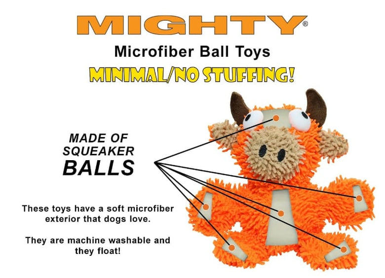 Tuffy Dog Toys - VIP Products dog toys Christmas Mighty Microfiber Ball Elf Durable Dog Toy