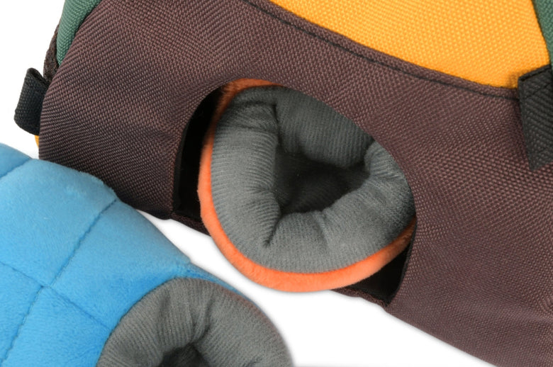 Camp Corbin Trailblazing Tent Interactive Burrow Plush Squeaky Dog Toy Set - 3 Pc