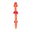 ZippyPaws dog toys Red Zippy Dragonz Long Squeaky Plush Dog Toy