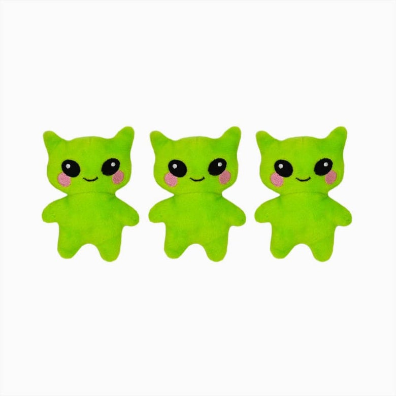 Hugsmart Products Inc dog toys Space Paws Aliens Interactive Plush Dog Toy Set - 4 Pc